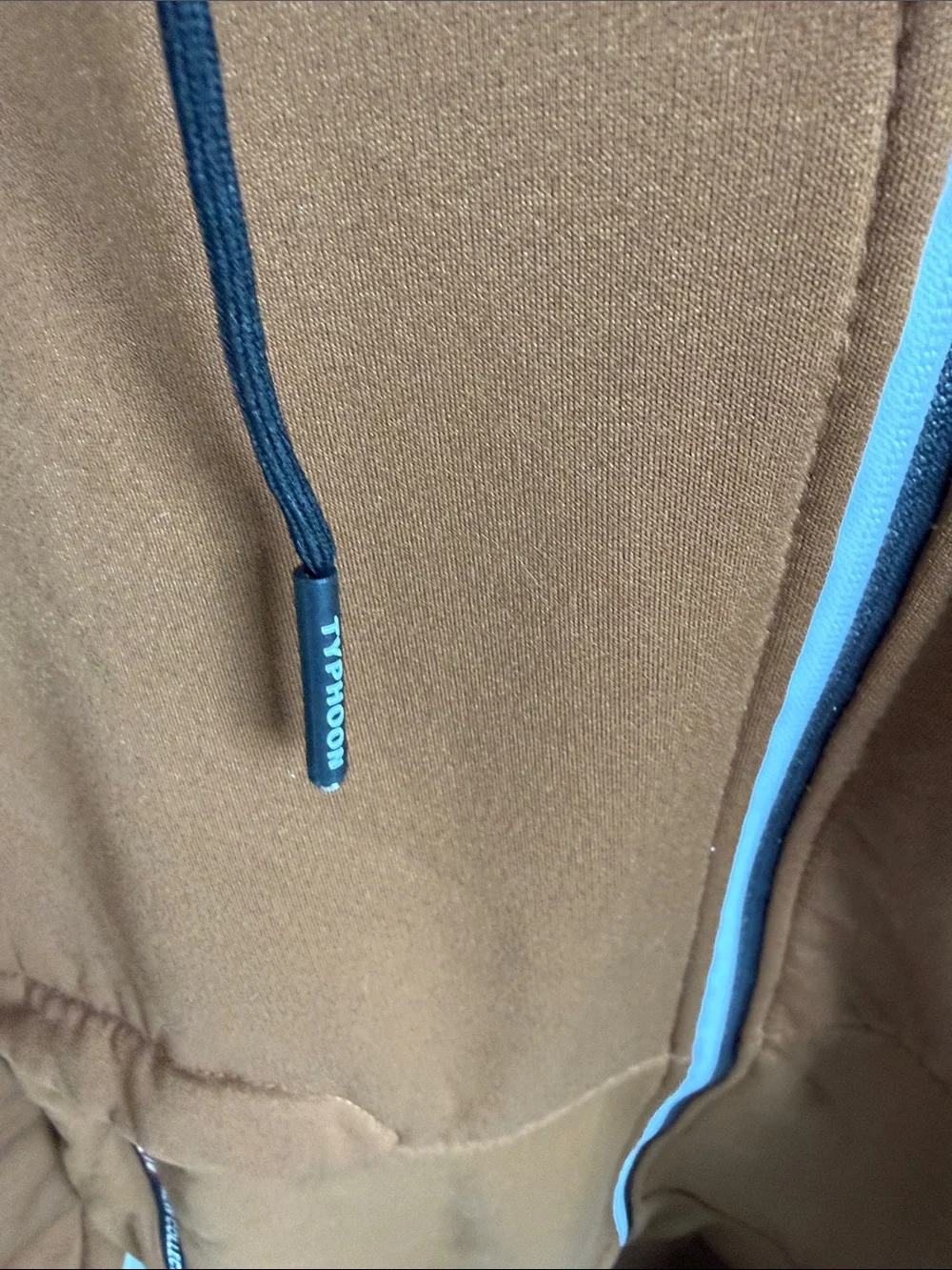 Men's Brown Sherpa-Lined Zip Hoodie Sweater